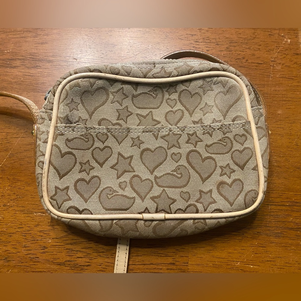 Dooney & Bourke Vintage Beige Canvas Mini Bag - Picture 4 of 9